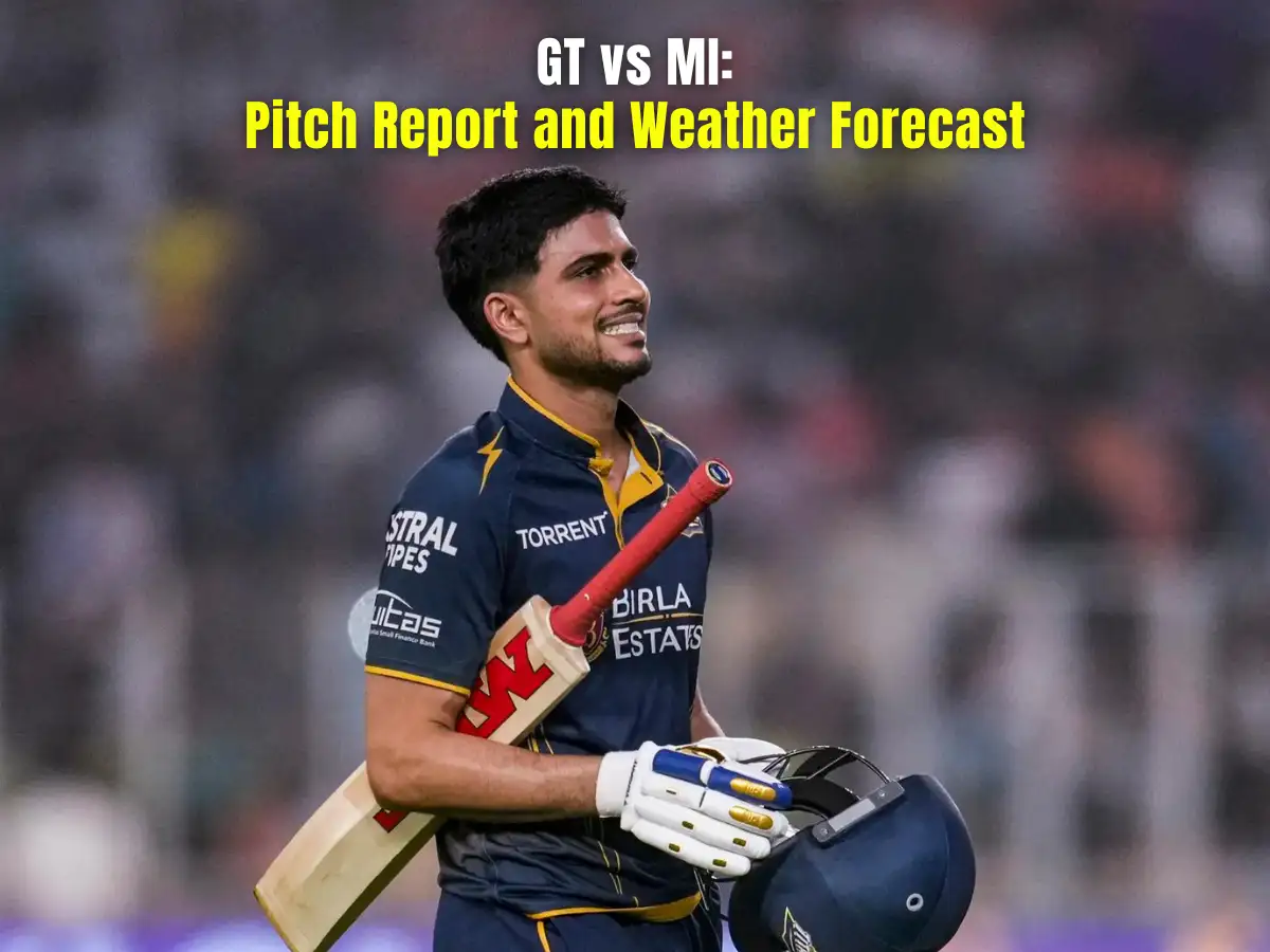 GT vs MI Pitch report & Ahmedabad Weather Today: Rain forecast and Narendra Modi Stadium update