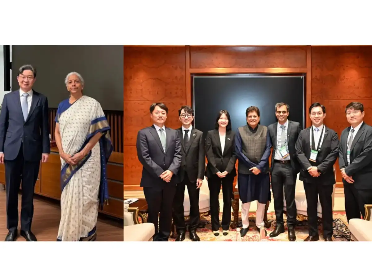 Nirmala Sitharaman, Piyush Goyal hold talks with Korean leaders on future bilateral cooperation