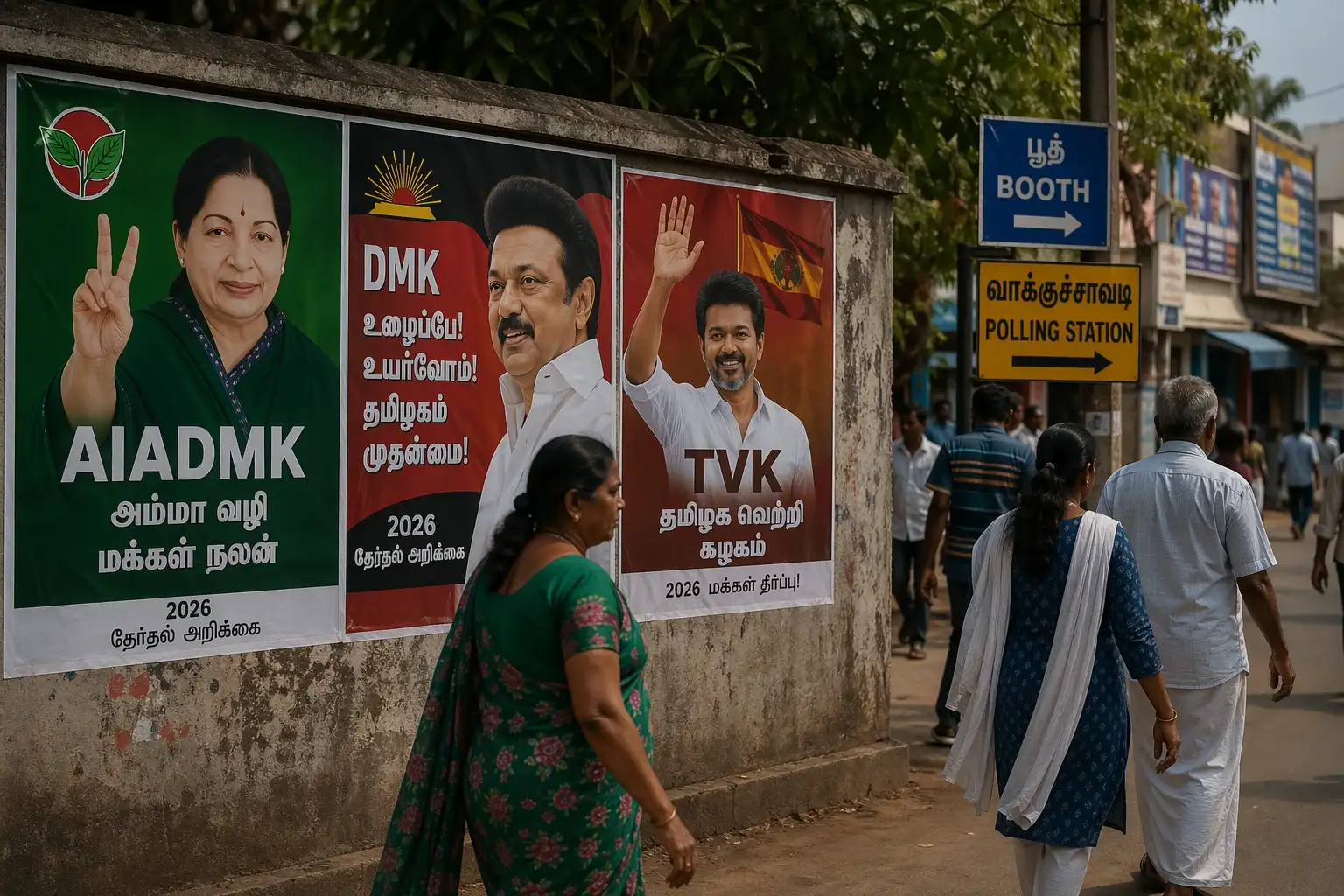New chapter in Tamil Nadu's revolving-door politics as Vijay's TVK complicates DMK-AIADMK math