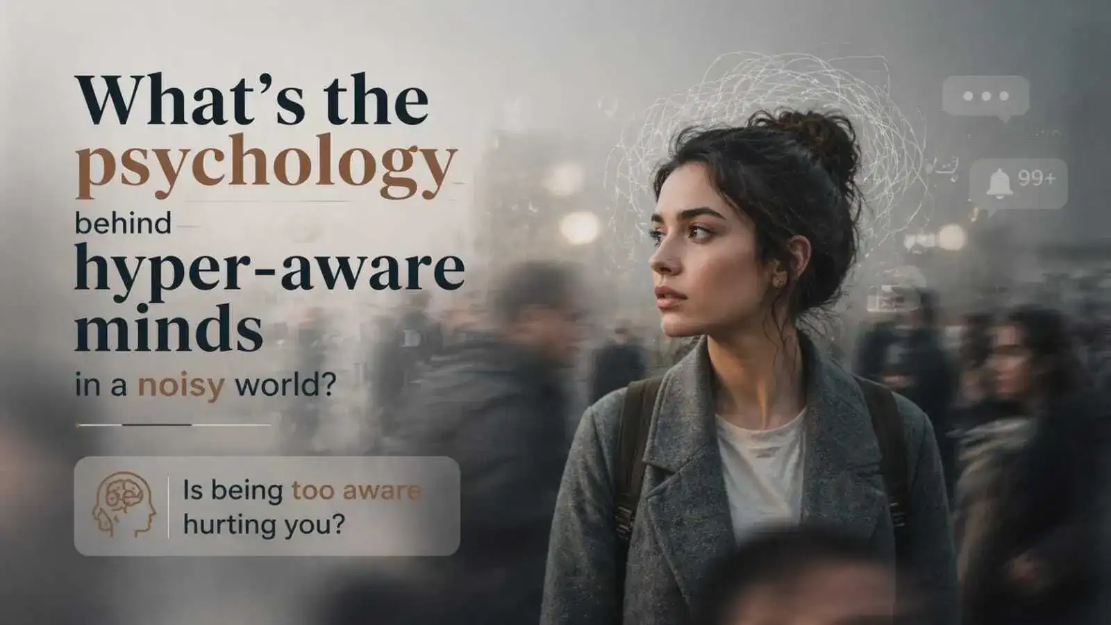 What’s the psychology behind hyper-aware minds in a noisy world? Is being too aware hurting you?