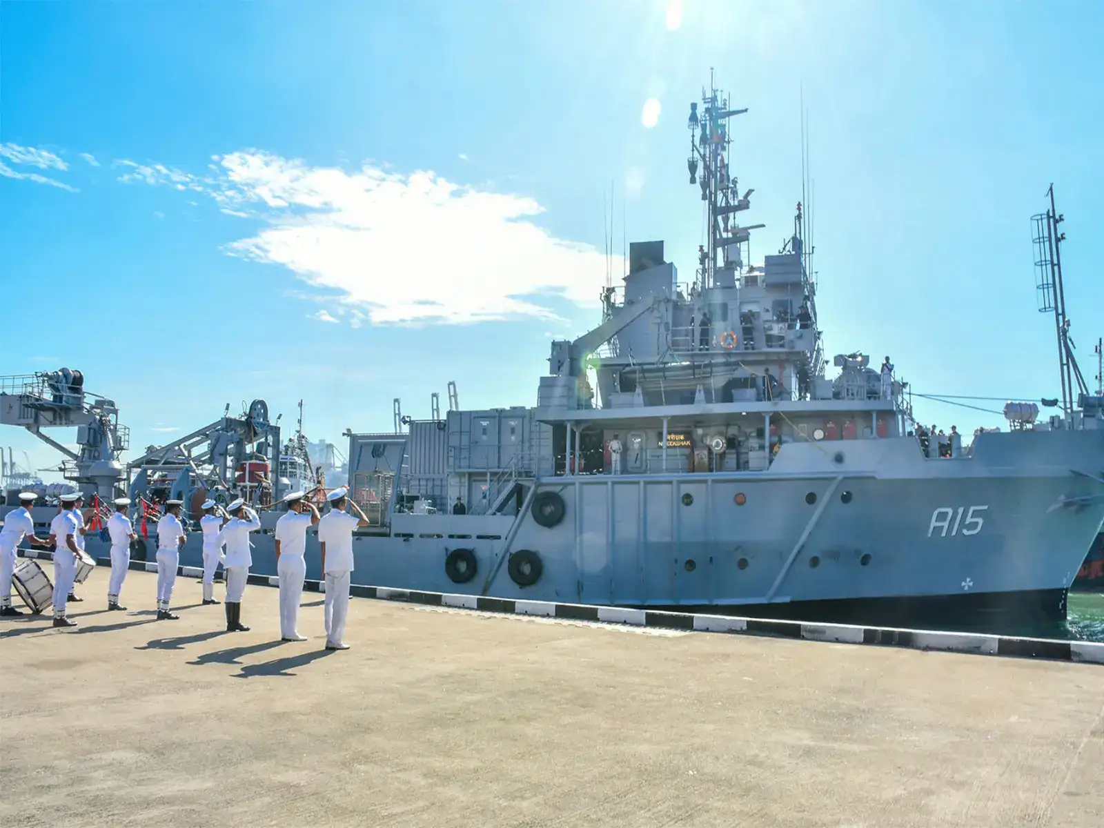 INS Nireekshak arrives in Sri Lanka for training, cooperation boost