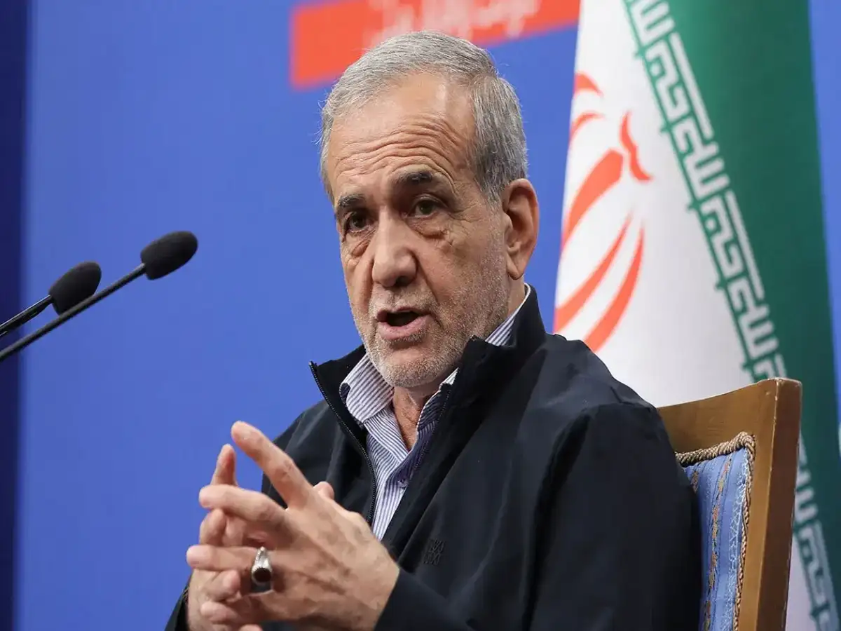 Iranian President Pezeshkian slams US over 'hypocritical' stance amid ceasefire extension