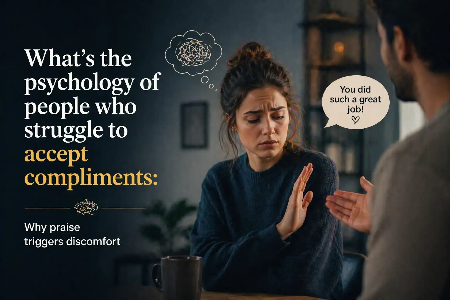 What’s the psychology of people who struggle to accept compliments: Why praise triggers discomfort