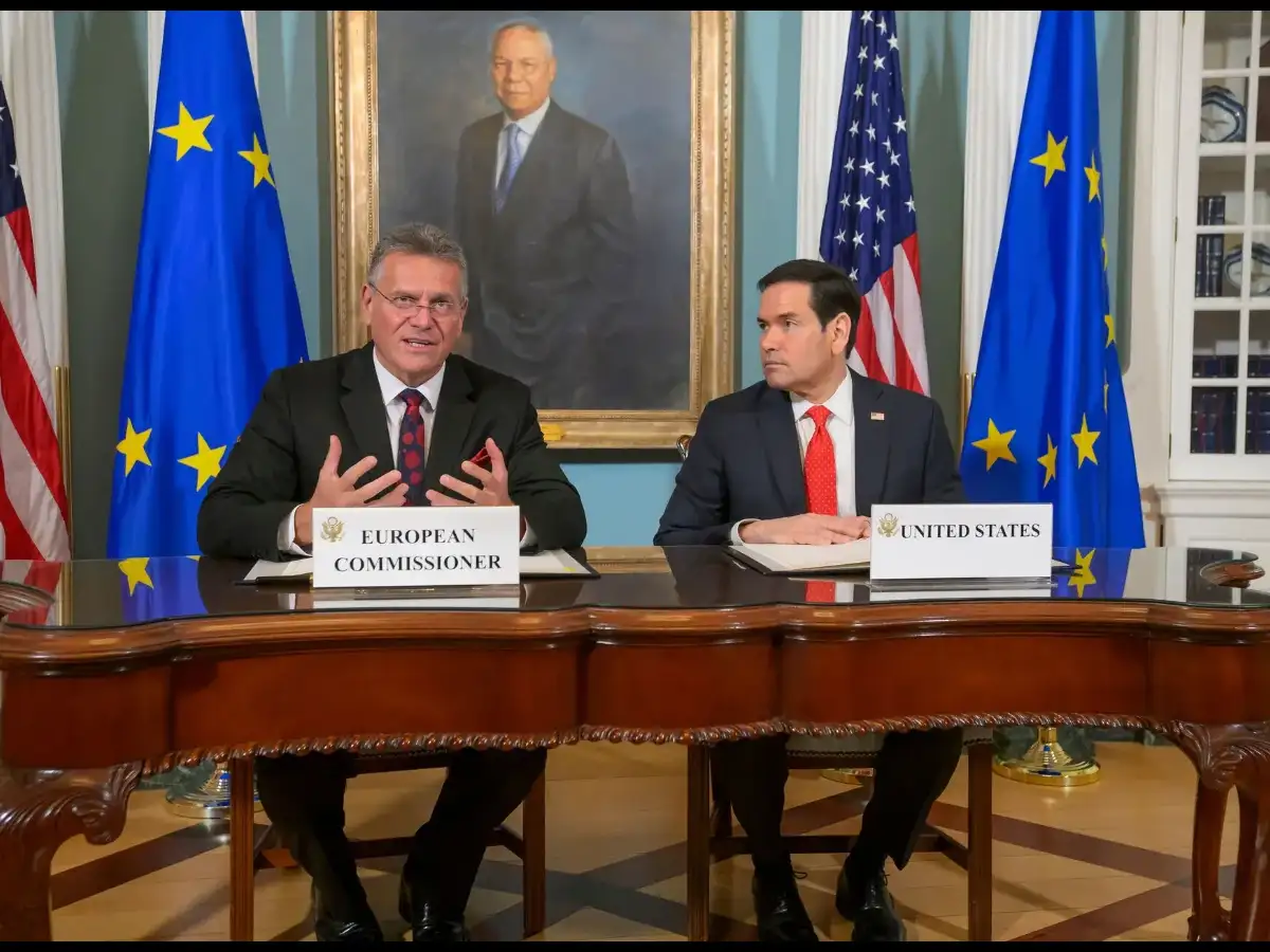 US indicated it would not ease Russian oil sanctions again, EU's Sefcovic says