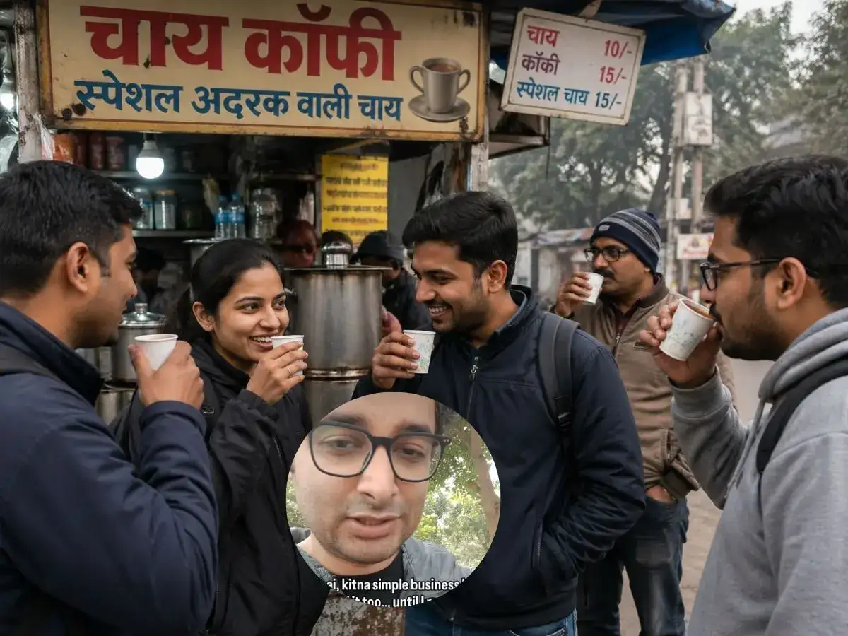 'Itna asaan nahi hota': Noida techie who left a 9-to-5 job to open a tea stall shares hard truth for those planning to quit for small biz