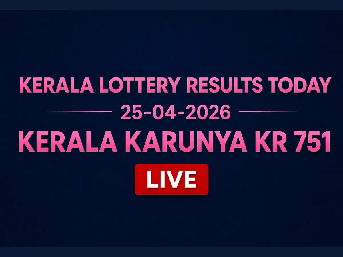 Kerala Karunya KR-751 lottery result out today (25-04-2026); Check Rs 1 crore prize winning number and full list here