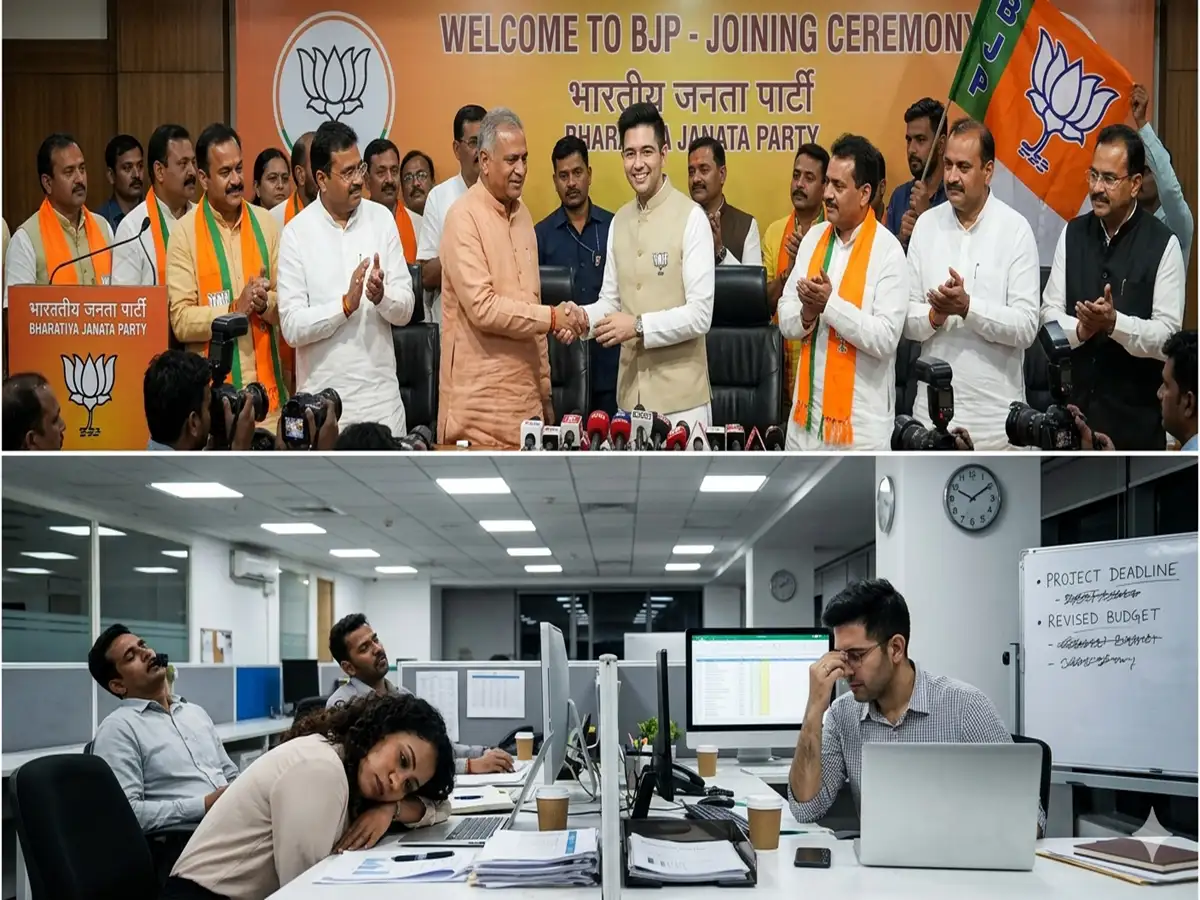 Raghav Chadha's BJP move has a lesson from corporate employees: 'Leave the company if not...'. Check the viral post here