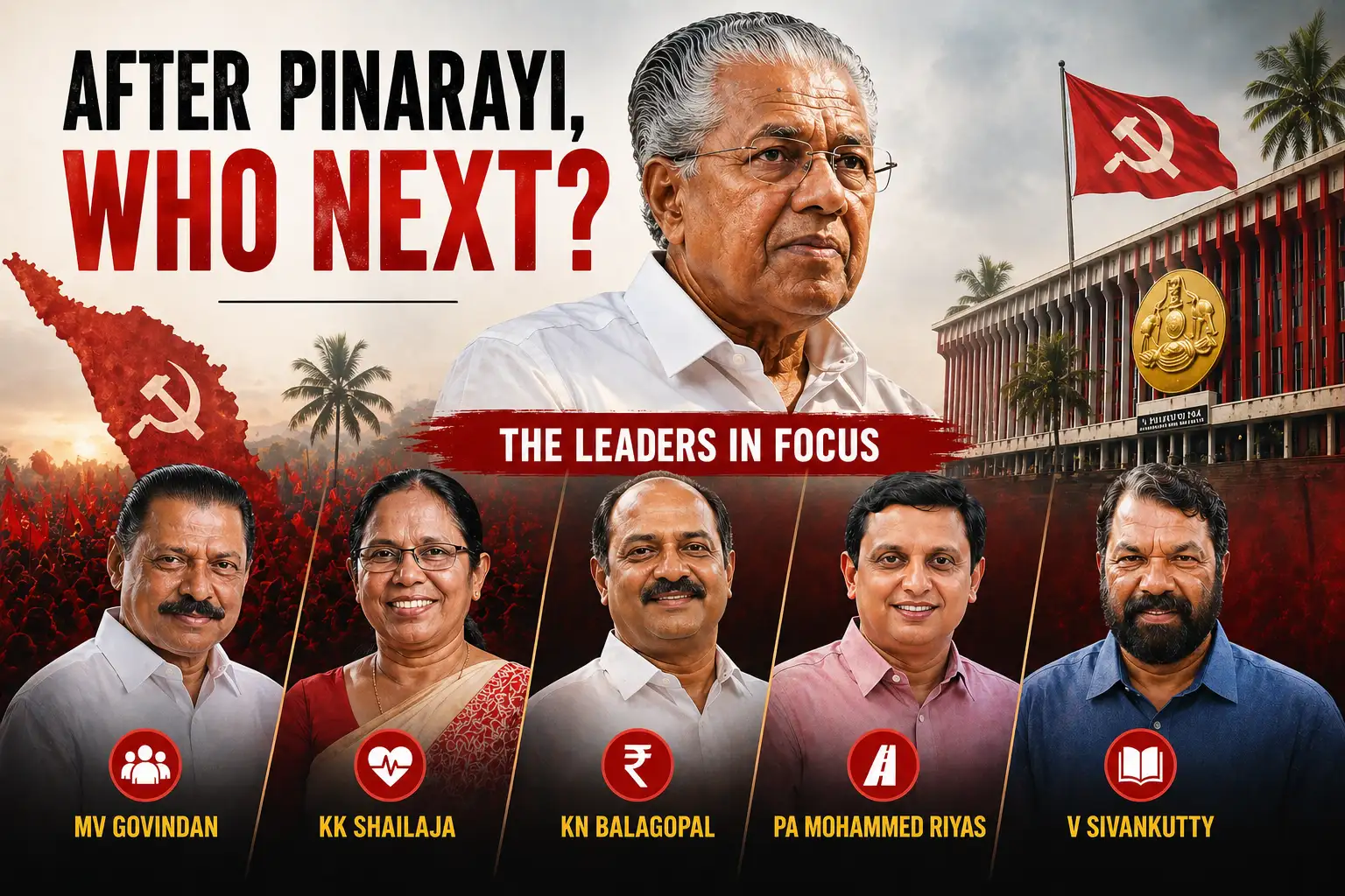Kerala elections 2026: Who after Pinarayi Vijayan? All eyes will be on these five if the Left gets it right