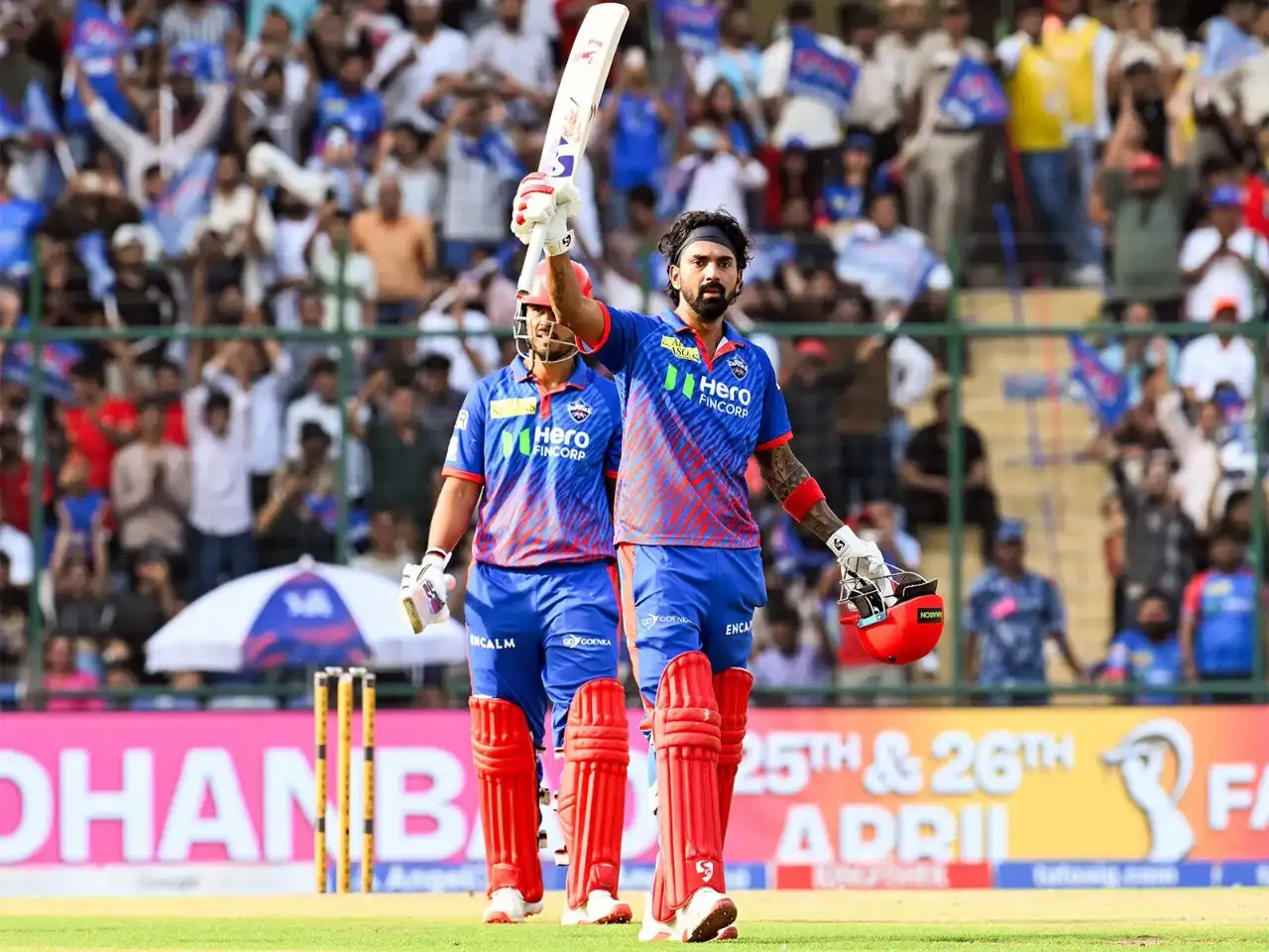 IPL: KL Rahul's 152*, Nitish Rana's 91 guide  Delhi Capitals  to record 264/2 against Punjab Kings