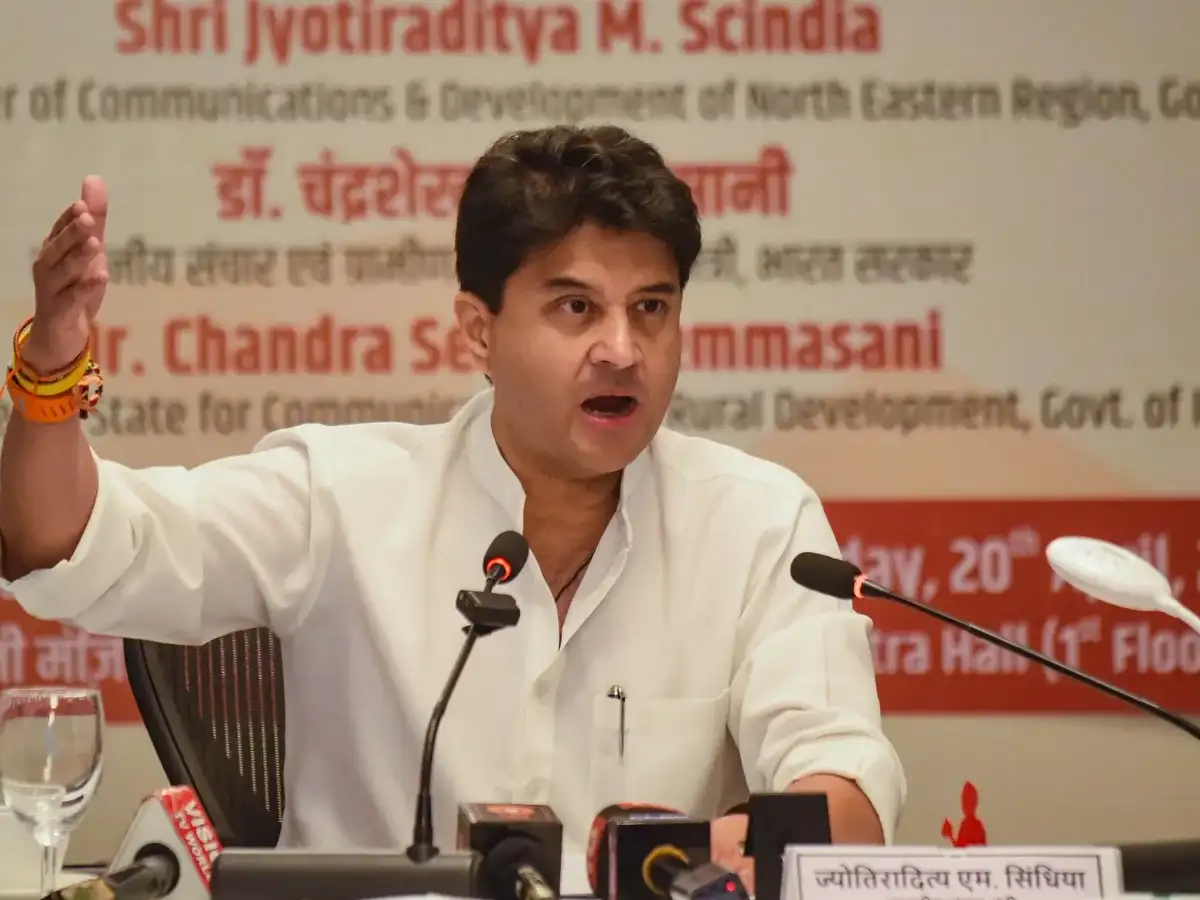 Scindia announces Rs 2,500 crore defence plant of Adani in MP's Kolaras