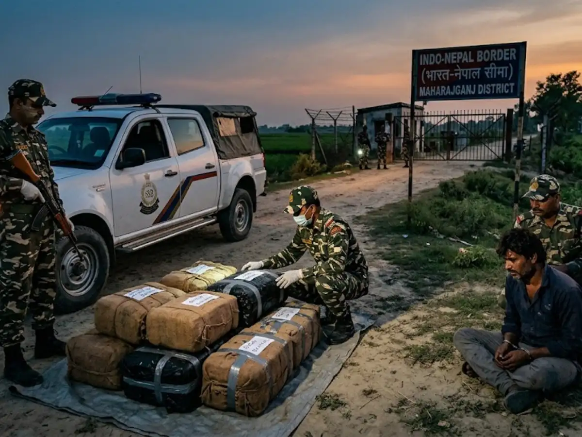 Indo-Nepal border: ₹20 crore narcotics bust in UP’s Maharajganj, SSB arrests Bihar man