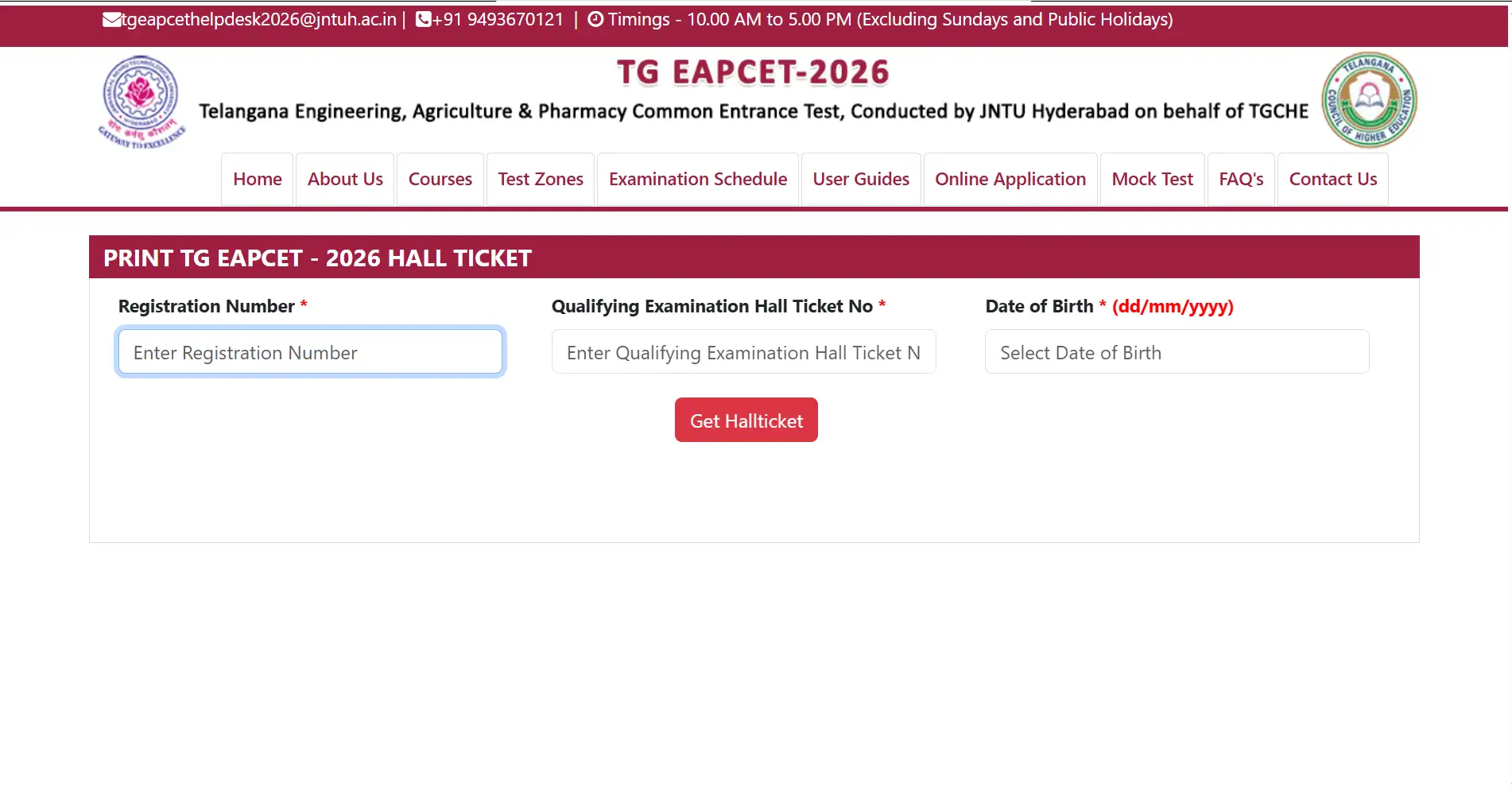 TS EAMCET Hall Ticket 2026: Check how to download, direct link and other details you should know