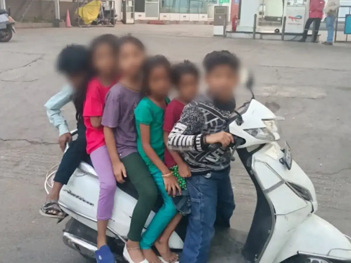 Bengaluru news: Two separate incidents show minors driving illegally, risking their lives on busy roads