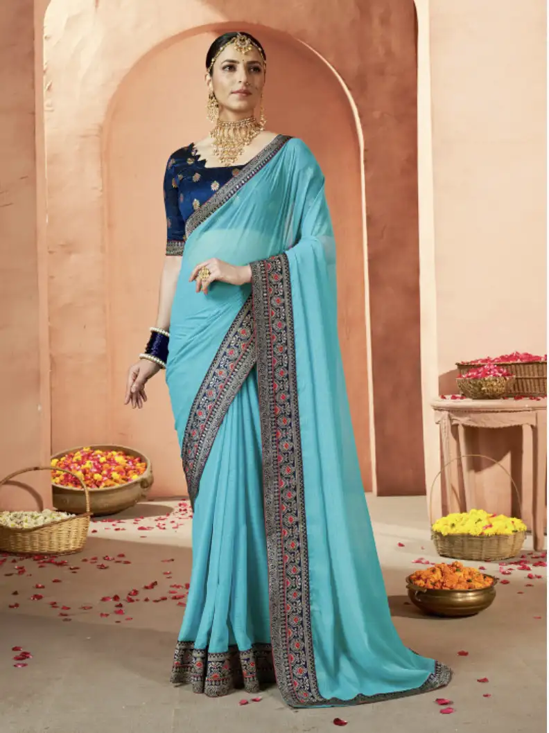 Image for MiteraPureGeorgetteSaree