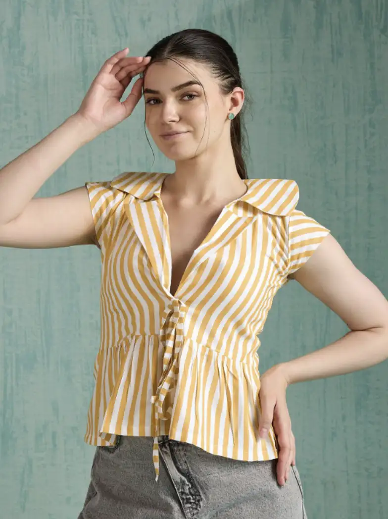 Image for SixthHouseStripedCottonTop