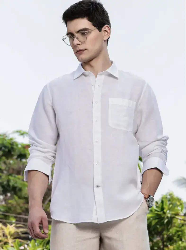 Image for NauticaMenPremiumSlimFitLinenShirt