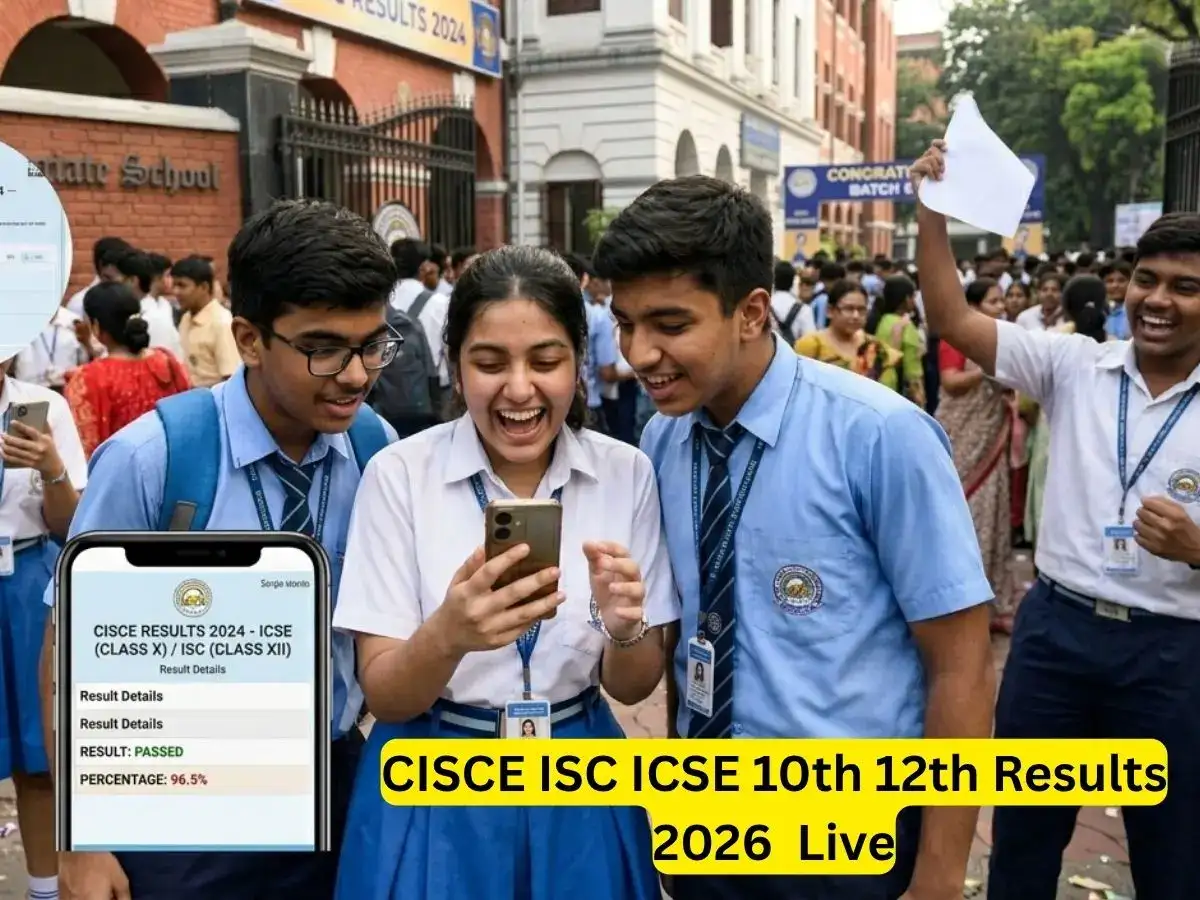 ICSE, ISC Results 2026 Live Updates: CISCE to release Class 10, 12 results today at results.cisce.org, check how to download and more