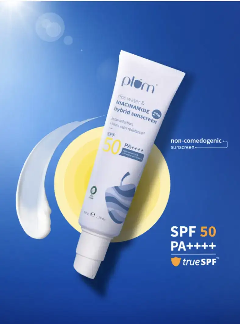 Image for Plum2%25NiacinamideSunscreenSPF50PA%2B%2B%2BUVA%3AB