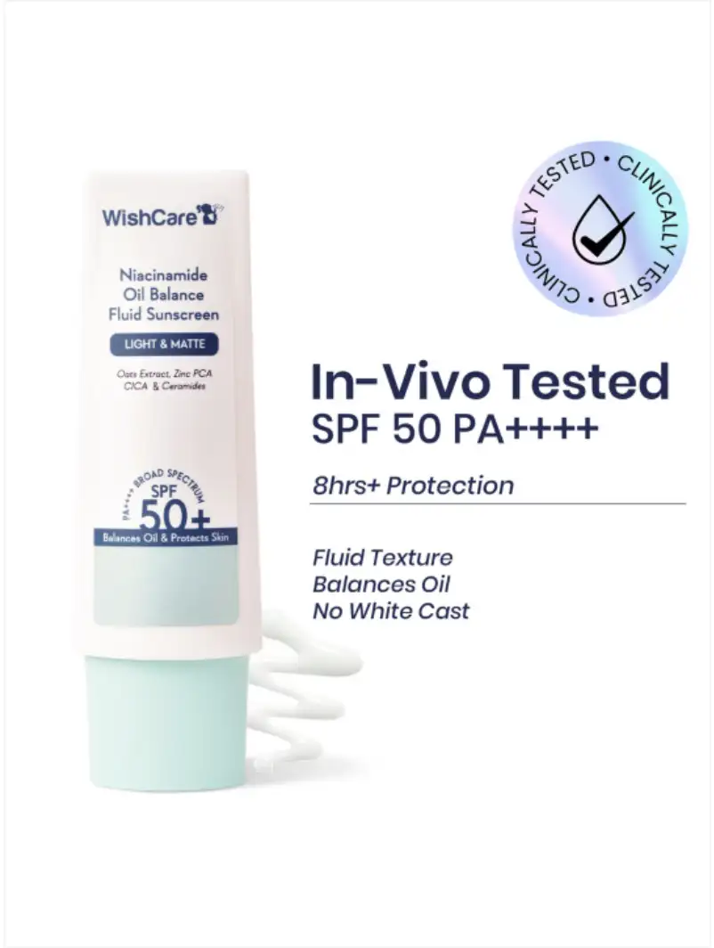 Image for WishCareSPF50NiacinamideOilBalanceFluidSunscreen