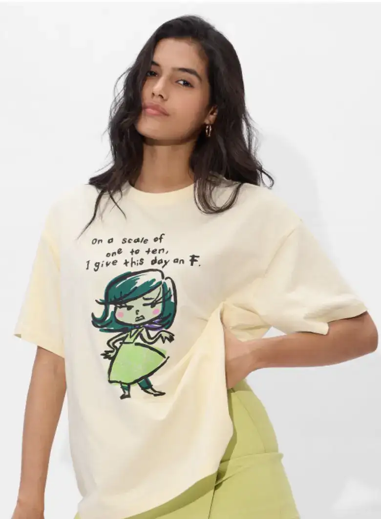 Image for TheSouledStoreWomenOversizedInsideOutCreamTshirts