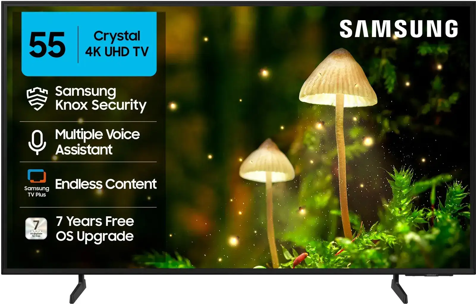 Image for SamsungCrystal4KInfinityVision55-inchUltraHDLEDSmartTizenTV