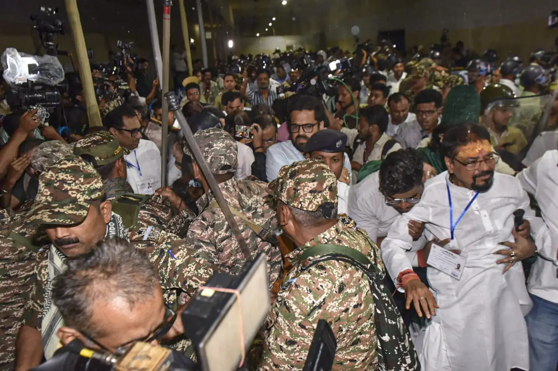 ECI Assembly Elections 2026 News Live: Security tightened at Netaji Indoor Stadium ahead of May 4 counting amid TMC protest