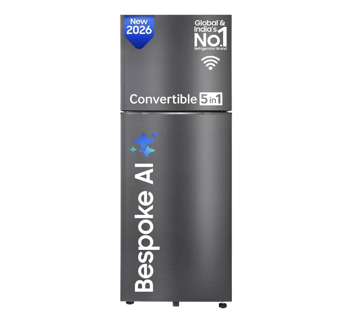 Image for Samsung396L3StarConvertible5-in-1DigitalInverterBespokeAIWiFiRefrigerator