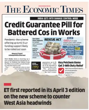 Cabinet clears Emergency Credit Line Guarantee Scheme 5.0 to cushion ...