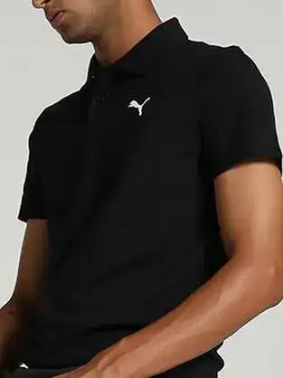 Image for Puma-Men%E2%80%99sLogoPolo-Black
