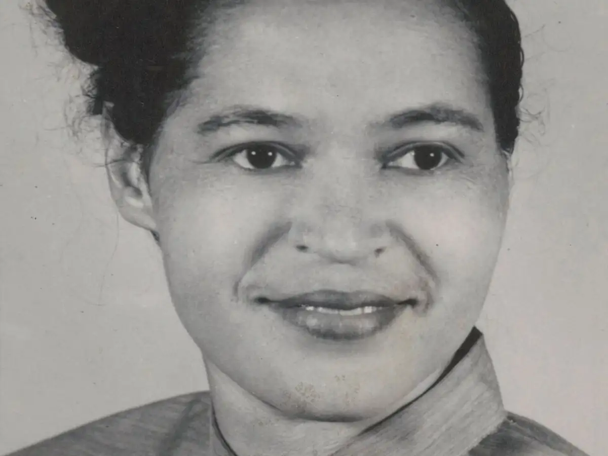 G Rosa Parks In 1955, Rosa Parks refused to give up her seat on the bus and sparked ...