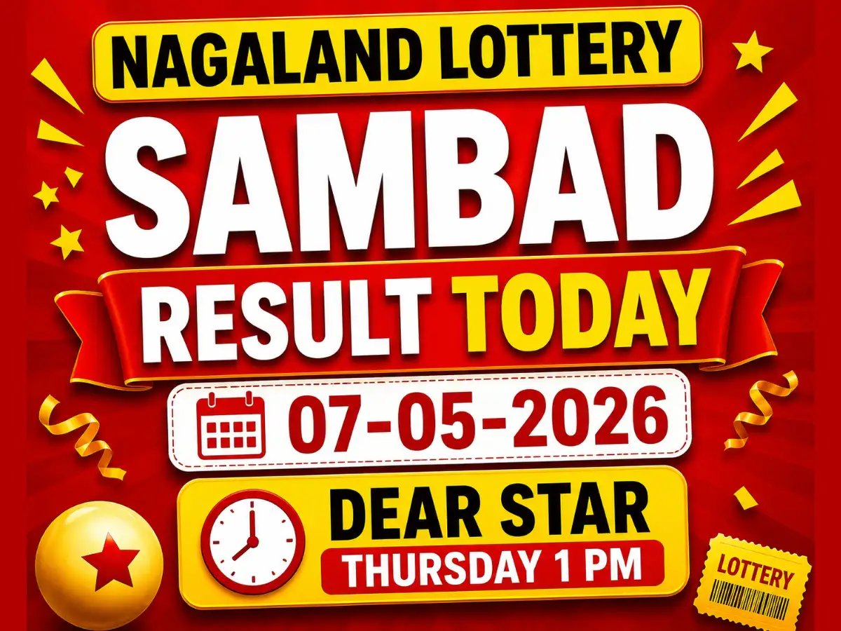 Nagaland Lottery Sambad Result Today 7 May 2026; Check Dear Star Thursday weekly lottery winner for Rs 1 cr prize