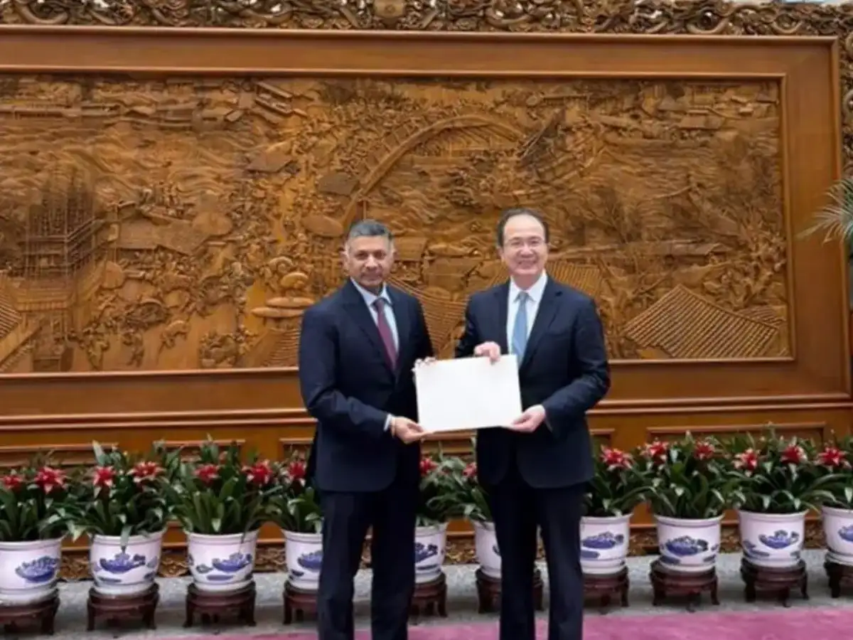 India's new envoy to China presents credentials copy to Chinese Foreign Ministry