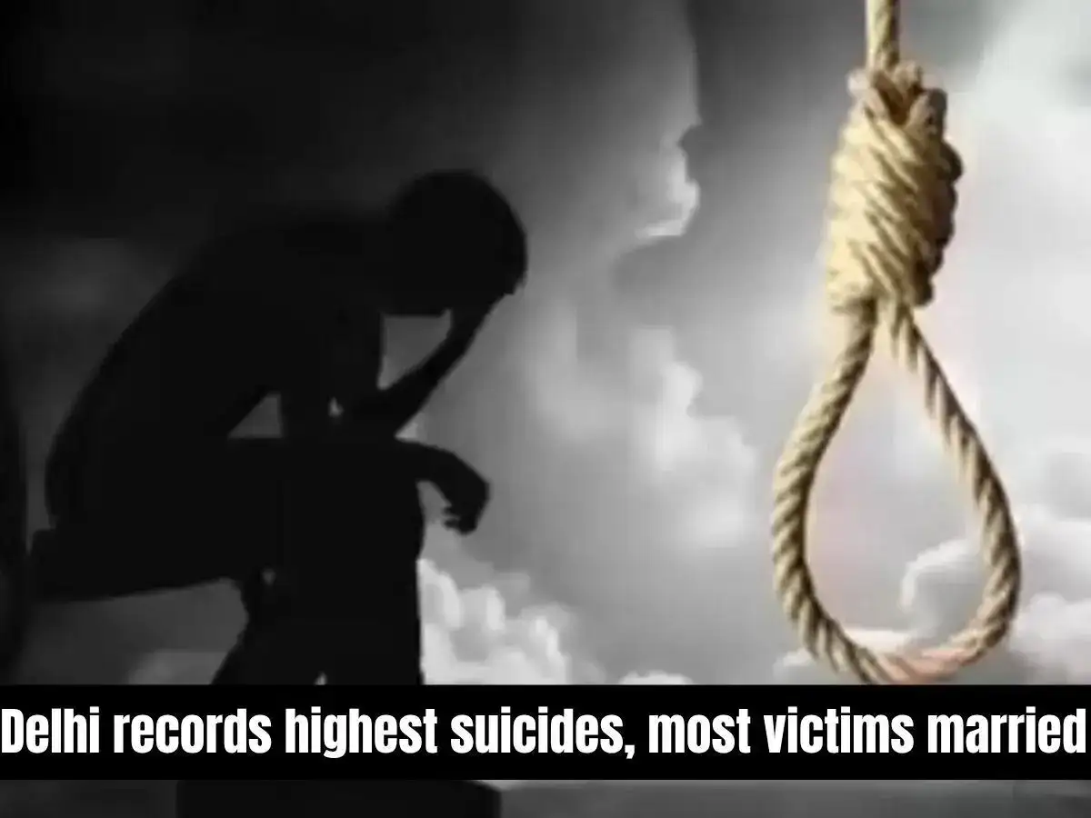 Delhi records highest suicides in India, most victims married; Bengaluru second highest: Crime data