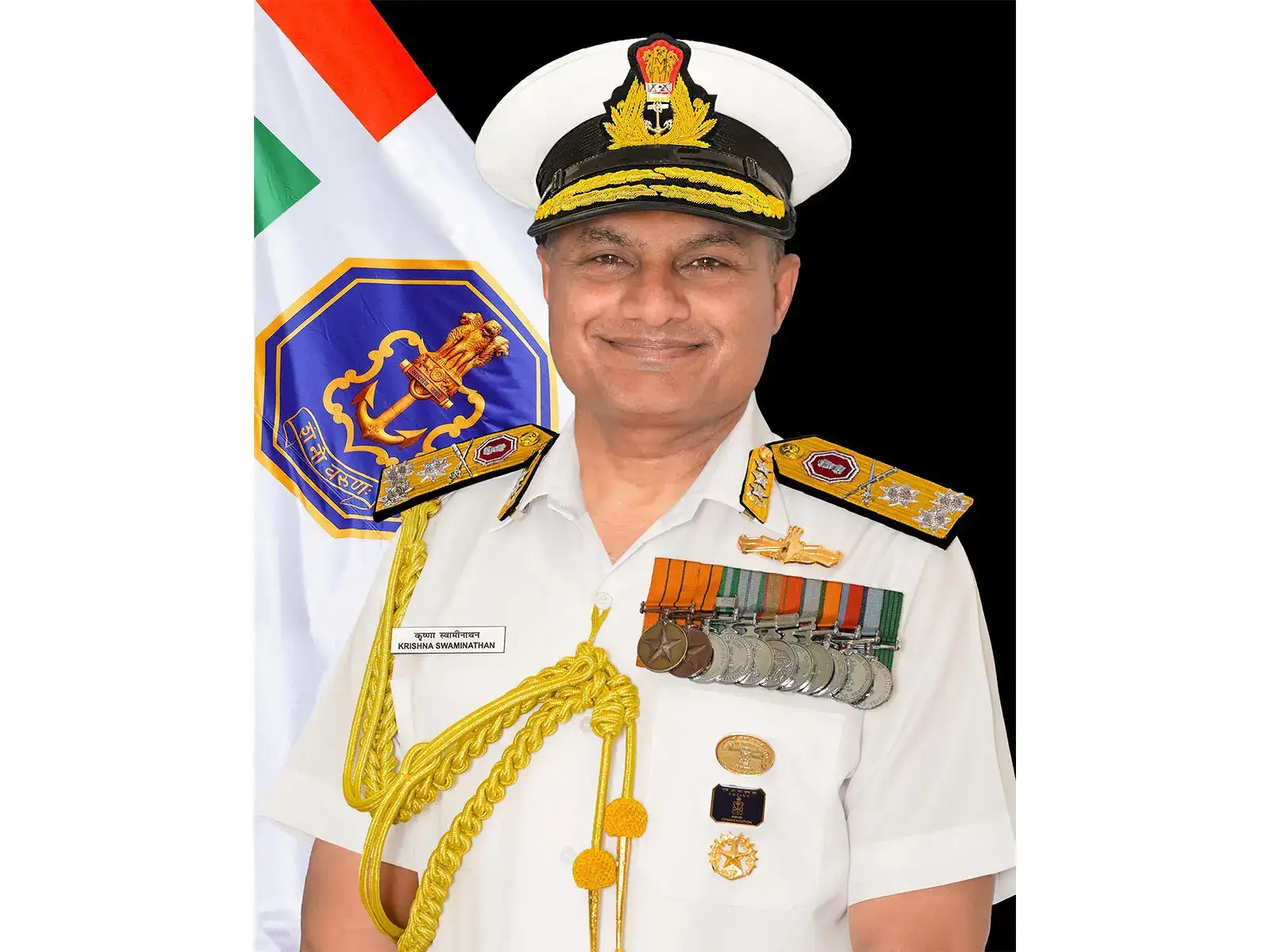 Vice Admiral Krishna Swaminathan appointed as New Navy Chief; Admiral Tripathi retires May 31