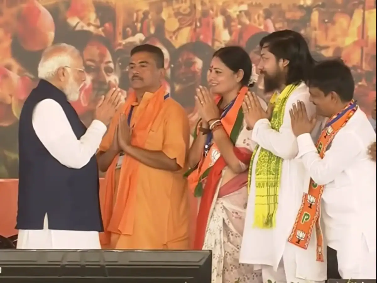 Suvendu Adhikari sworn in as Bengal CM; Dilip Ghosh, Agnimitra Paul others take oath of office ending Mamata's TMC era