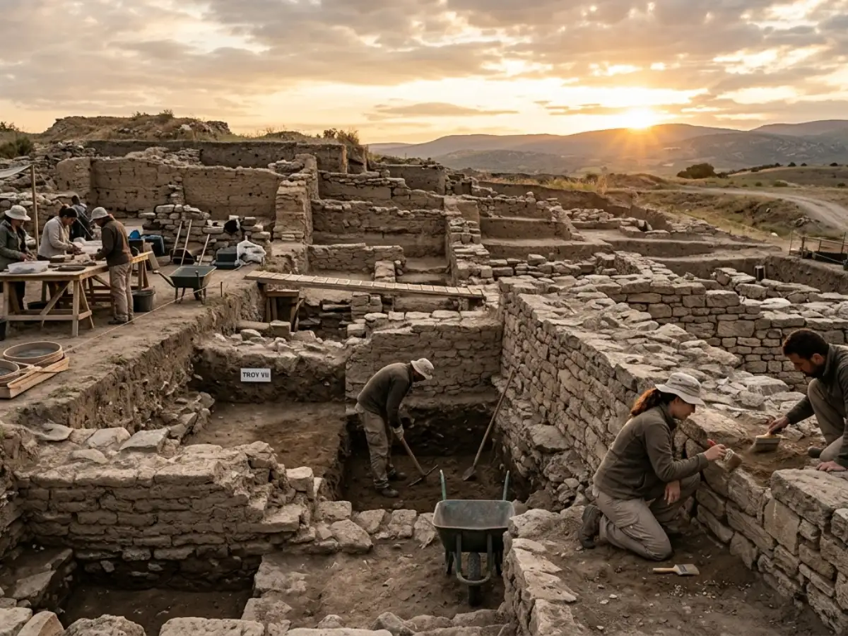 The famous city of Troy was not just one ancient ruin: archaeologists found an entire stack of different cities