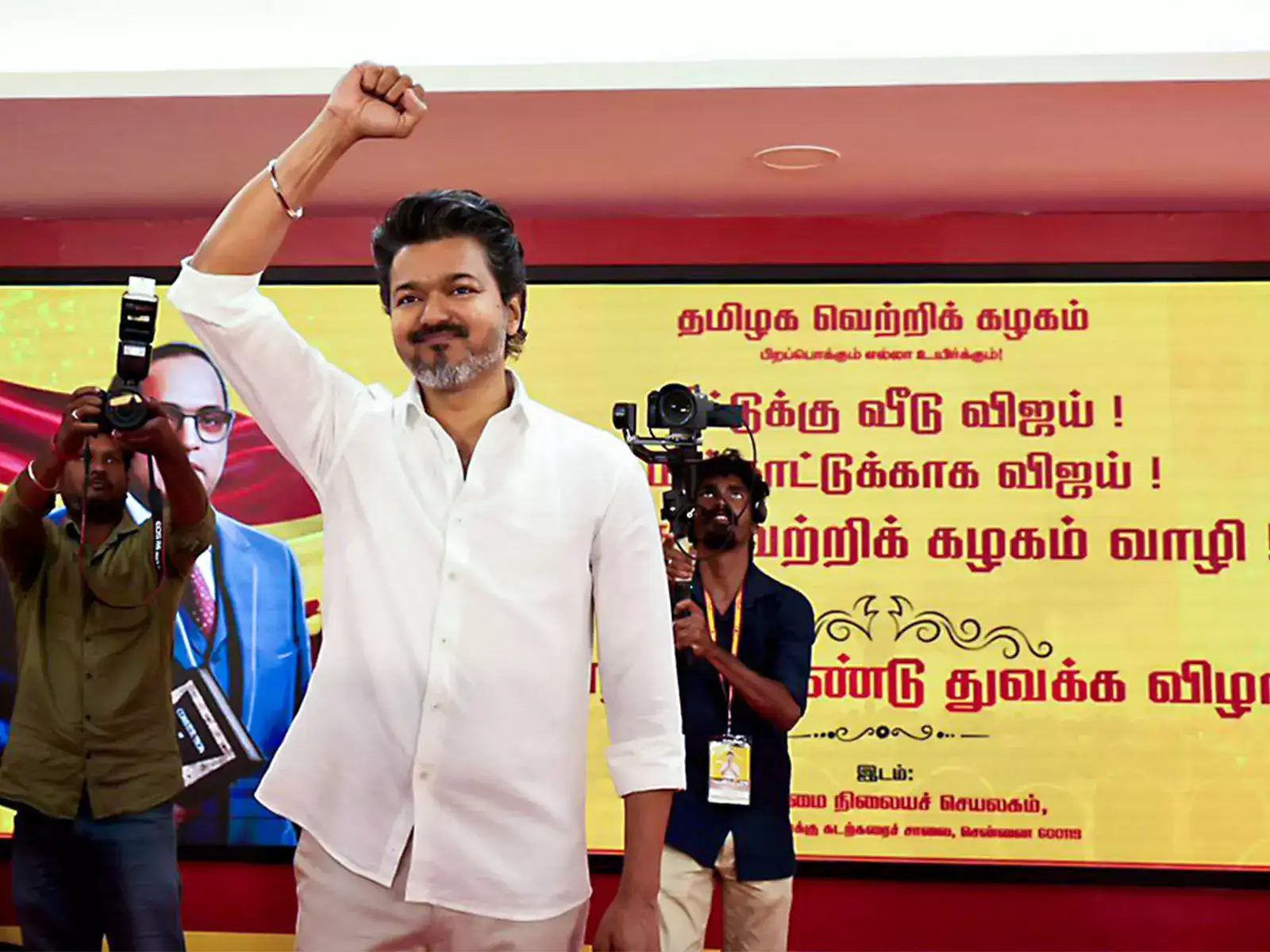 Vijay set to become Tamil Nadu CM as VCK chief hands over confirmation letter to TVK's Aadhav Arjuna