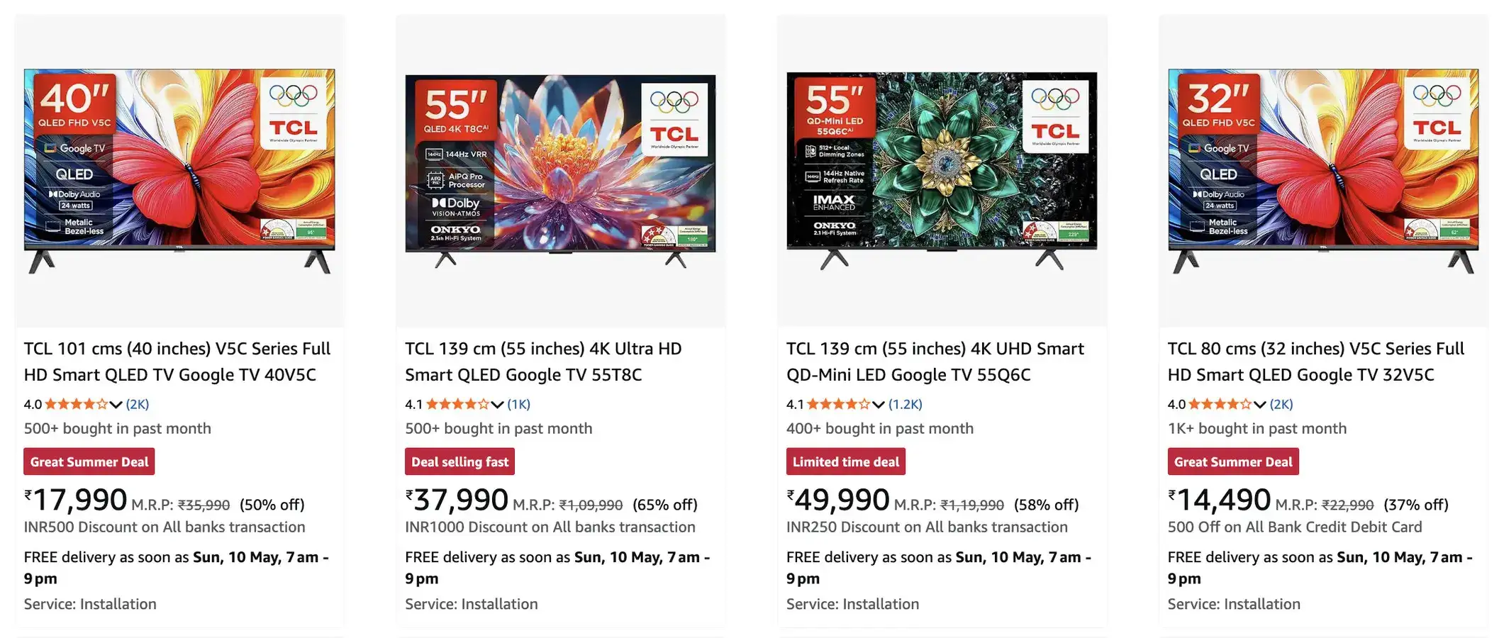 Image for TCLTVs
