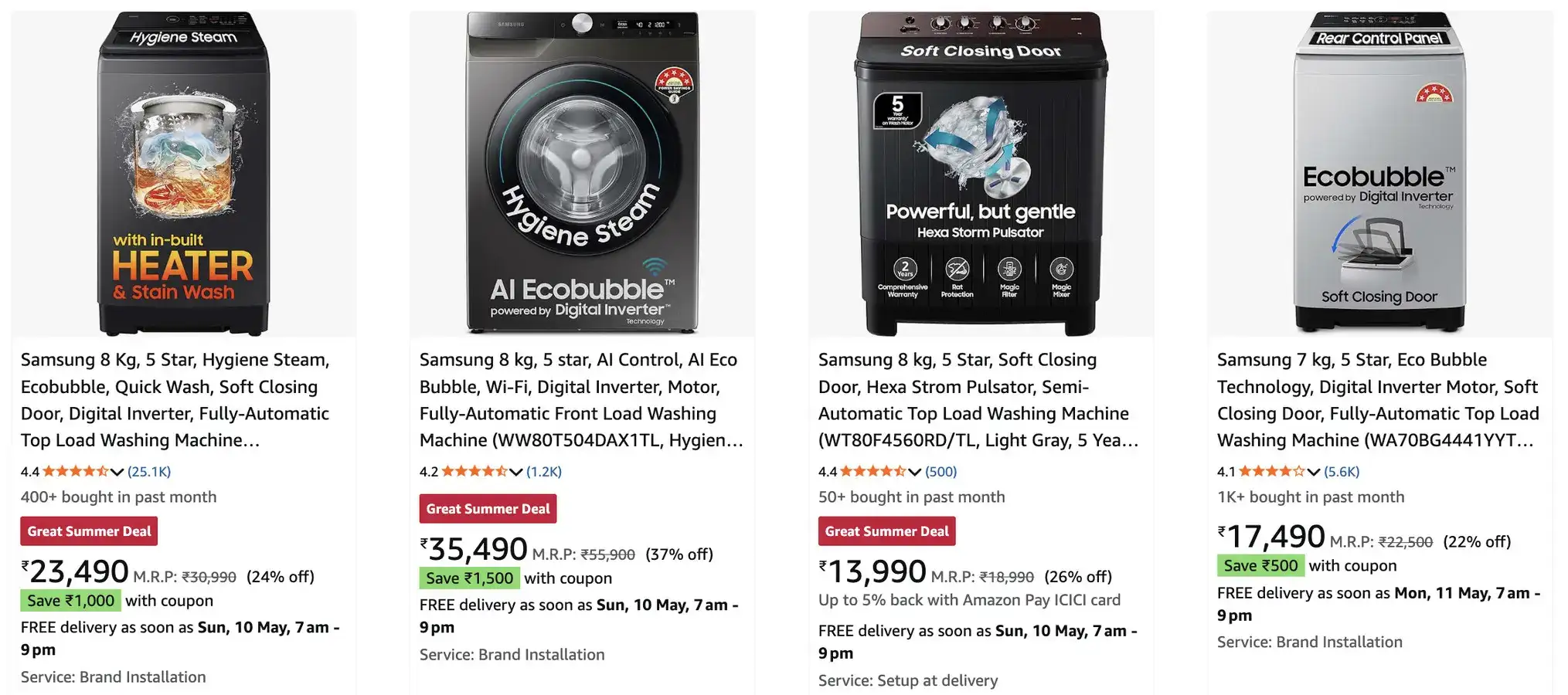 Image for SamsungWashingMachines