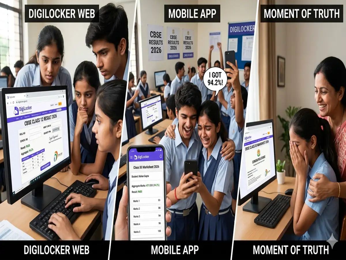 CBSE 12th Result 2026 DigiLocker update: How to access your scores if cbseresults.nic.in is not working. Check step-by-step guide