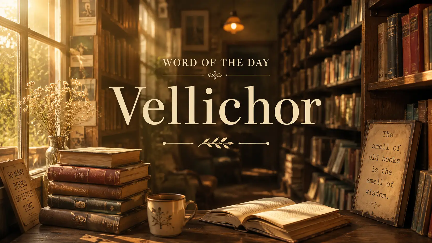 Word of the Day: Vellichor