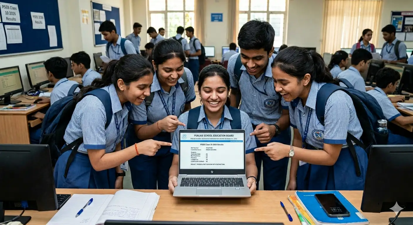 PSEB Punjab Board 10th Results today at pseb.ac.in: Check how to download scores from DigiLocker, toppers list and more