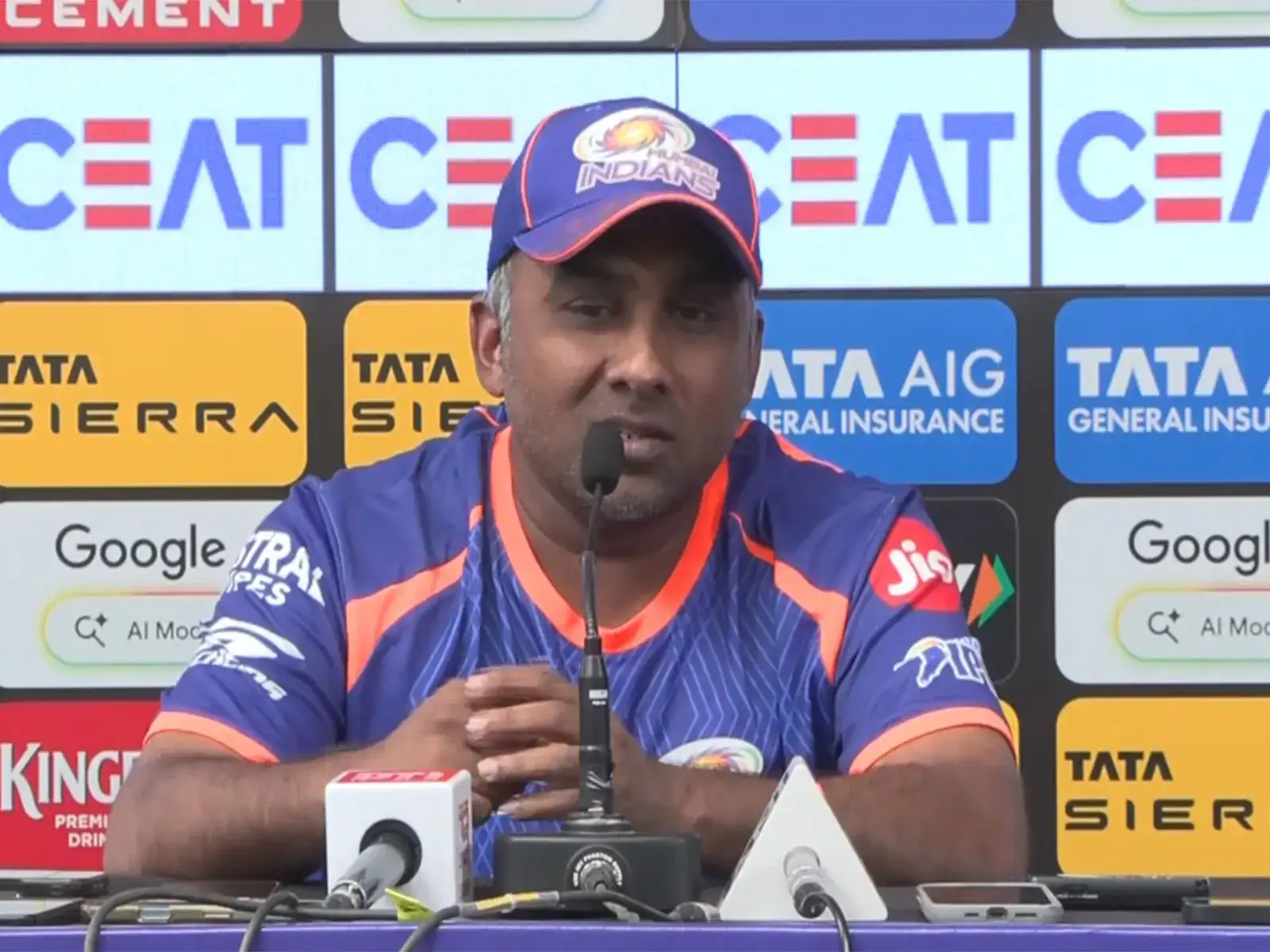 IPL 2026: Mumbai Indians head coach Mahela speaks on Raj bowling final over after loss to RCB