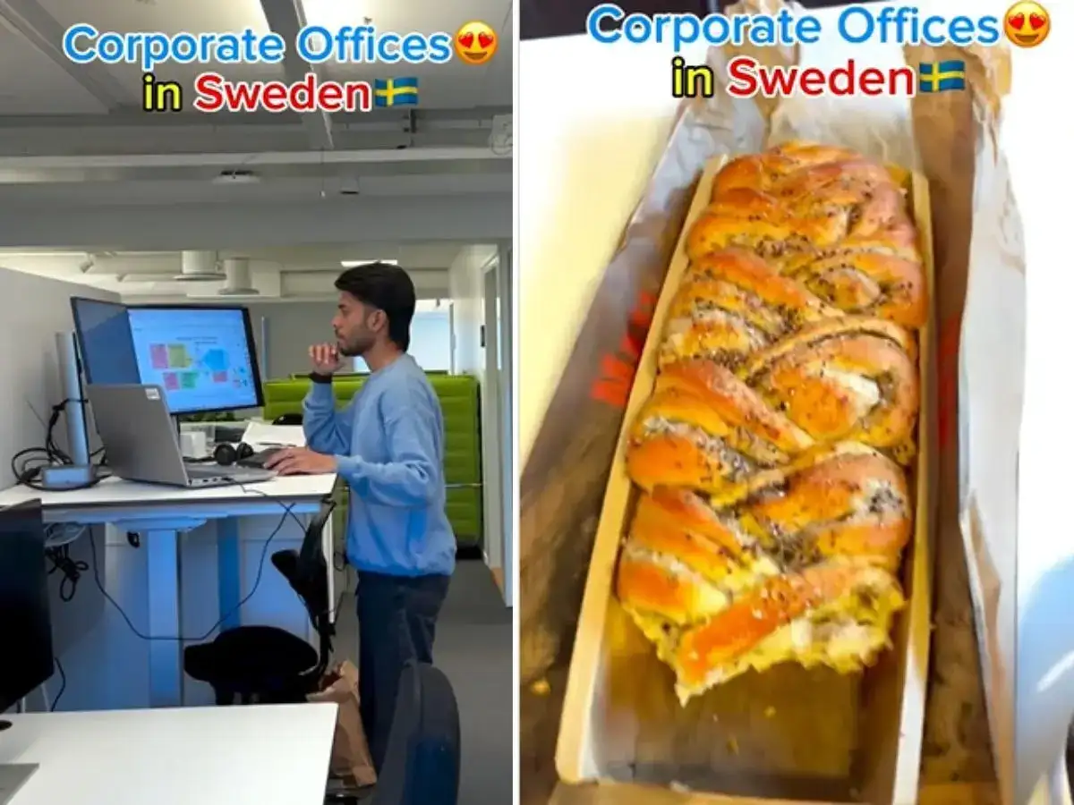 'You won't feel like you're in office': Indian professional shows inside peek of Sweden office, ignites India vs European work debate