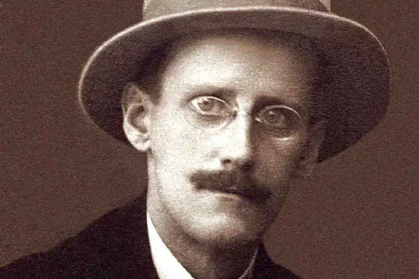 Quote of the Day by James Joyce: “Think you're escaping... – Inspiring quote on life’s struggles, self-discovery, emotional healing, identity and why true peace begins within by the Irish novelist and literary modernist best known for Ulysses and A Portrait of the Artist as a Young Man