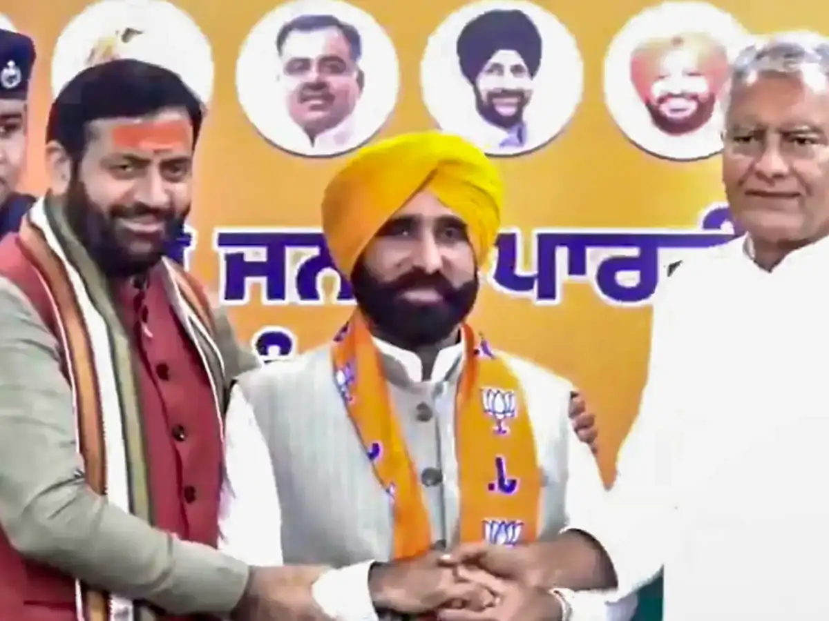 Punjab CM Bhagwant Mann's cousin Gian Singh Mann joins BJP