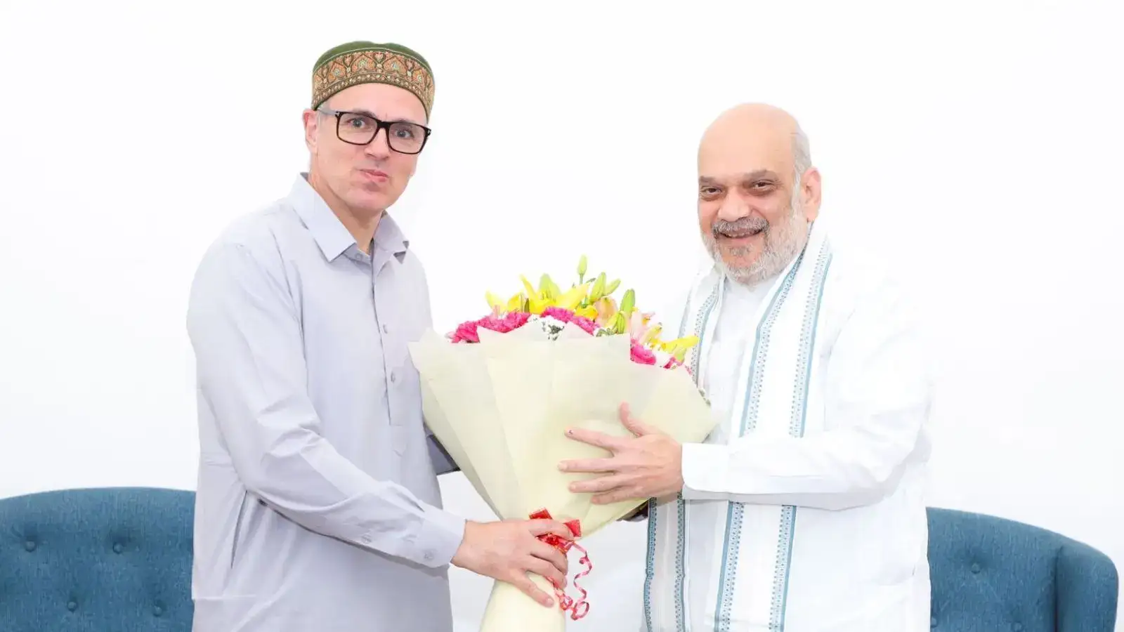 Omar Abdullah meets Amit Shah, raises statehood and reservation rationalisation