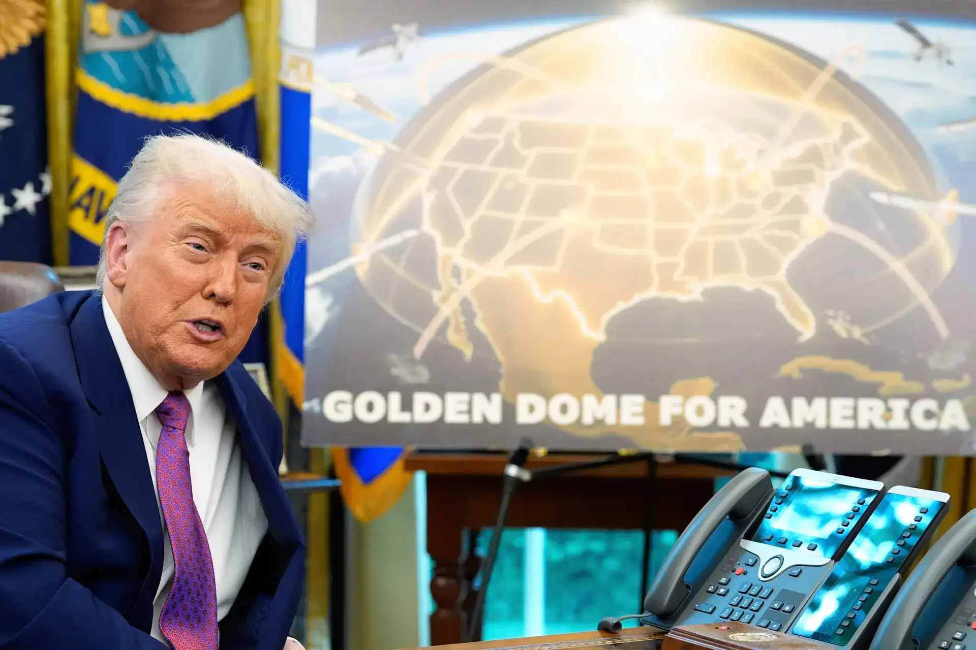 Trump's proposed 'Golden Dome' estimated to cost USD 1.2 trillion, far more than he initially said