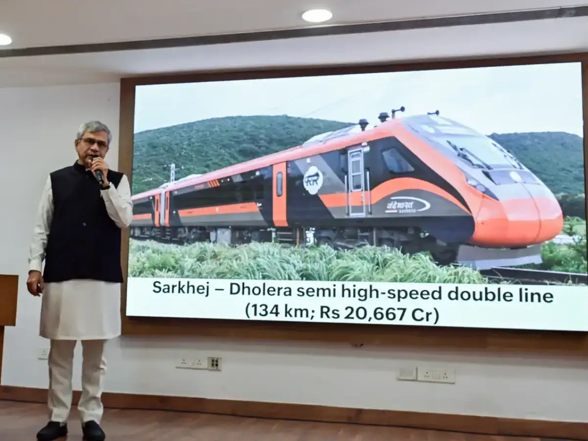 India’s first indigenous 200-kmph Ahmedabad-Dholera rail corridor worth Rs 20,667 crore gets Cabinet nod