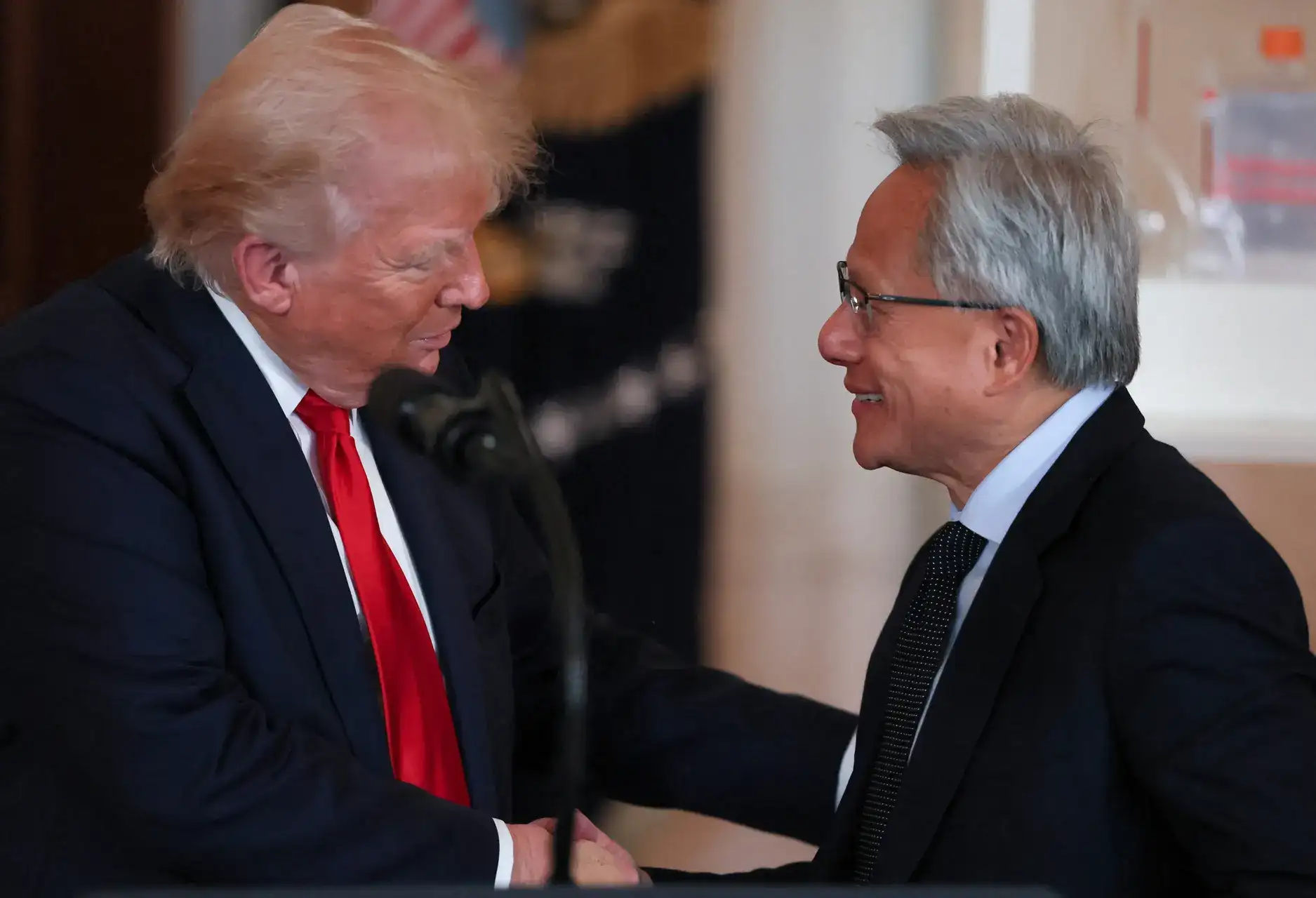 NVIDIA Corporation (NVDA) Stock Price Today: What the Trump–Xi summit could mean for NVDA stock price prediction and outlook as Jensen Huang boards Air Force One amid Dow Jones and Nasdaq volatility?